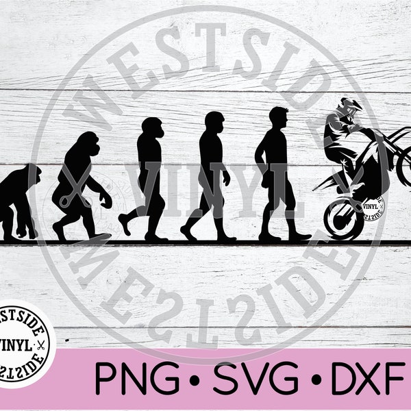MOTORBIKE SVG File - svg files - svg - svg motocross downloads - racing svg - evolution of man - dirt bike svg - dirt bikes
