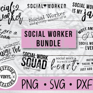 Assistante sociale SVG - bundle svg - svg pour silhouette - fichiers svg assistante sociale - svg - nouveauté svg - téléchargements svg - bundles svg
