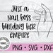 NAIL BOSS Files - Svg - boss nails svg - digital downloads - nails svg manicure nails 