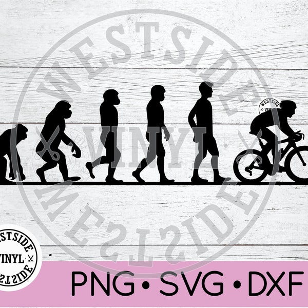 CYCLIST SVG File - svg files - svg - svg cyclist downloads - racing svg - evolution of man - mountain bike svg - cyclist svg files