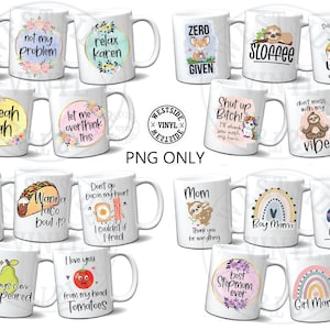 sublimation bundle - sublimation download - png download funny - mug png file - digital download - bundles download - sublimation file mugs