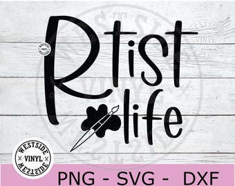 RTIST SVG File - svg files - rtist life - svg - digital downloads - art svg file - art life  - artist svg - cricut svg - artist files