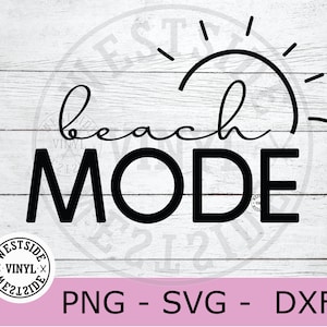 Strandmodus Schnittdatei - Neuheitssvg - SVG-Downloads - Surfen-Svg - Strand-Shirt-Dateien - Cricut-Svg - Surfie-Svg - Wellen-Svg - Strand-Svg