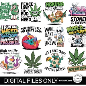 x12 marijuana designs - sublimation designs bundle  - sublimation novelty mug designs - funny png - sublimation designs for mugs
