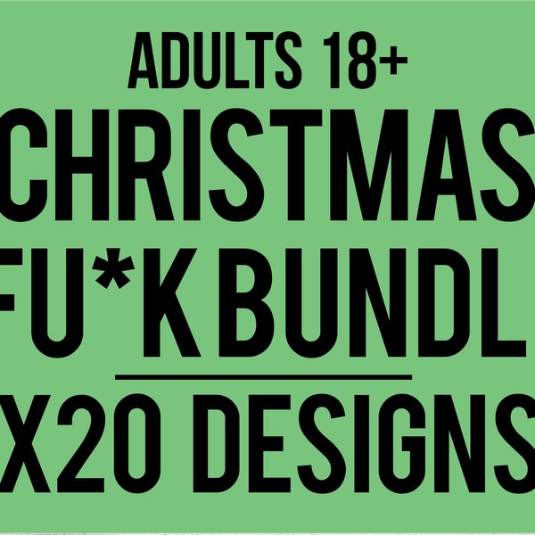 x20 christmas swear X2 bundles - svg files funny svg files - christmas bundle adults - bundles svg - rude svg - svg bundle - sublimation