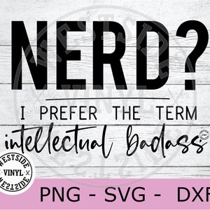 File NERD SVG - file nerd svg - nerd - download digitali - file svg nerd - novità svg - download svg - interllectual
