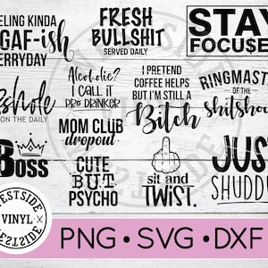 SVG BUNDLE X12 - bundle svg - svg per silhouette - file svg divertenti - svg - svg novità - download svg - bundle svg