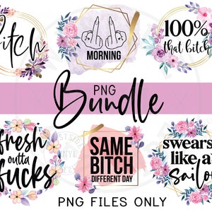 PNG BUNDLE - sublimation designs - png files - watercolour png files - mug files - sublimation files - sublimation printing png - swear png