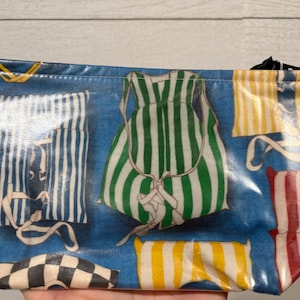 Vintage Life Jacket Boat Bag, Waterproof Cosmetic, make up, toiletries Zipper Pouch