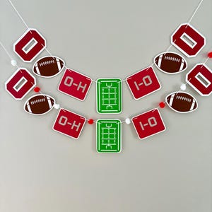ohio state buckeye college football garland banner 5&#39;