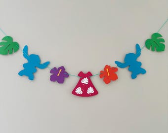 lilo en stitch-geïnspireerde slingerbanner 5'