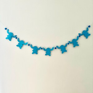 blue stitch garland banner 5&#39;