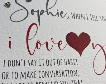 Old English Co. - Biglietto di San Valentino per fidanzato e fidanzata, divertente biglietto di anniversario di matrimonio con scritta You Have A Pizza My Heart, per uomini e donne, con busta