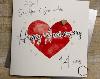 1 2 3 4 5 6 7 8 9 10 11 12 13 14 15 16 17 18 19 20 Daughter, Son, niece, nephew, grandson, granddaughter, wife Handmade Anniversary Card
