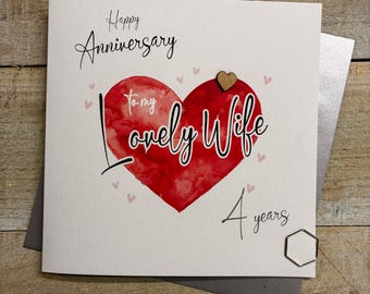 1 2 3 4 5 6 7 8 9 10 11 12 13 14 15 16 17 18 19 20 Daughter, Son, niece, nephew, grandson, granddaughter, wife Handmade Anniversary Card