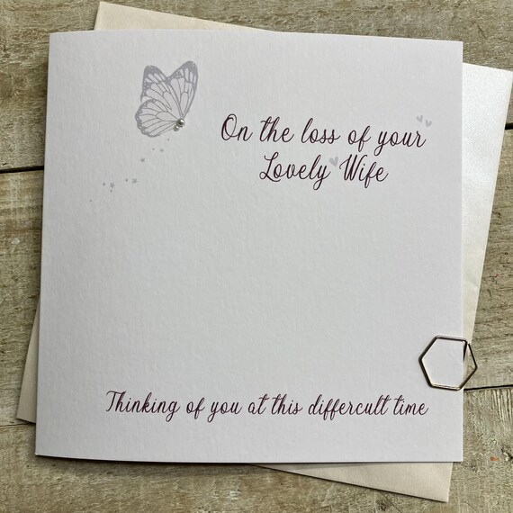 Abacus Cards Sympathy Card - In Our Prayers And Thoughts Embossed With A Foil Finish Eco Friendly And Recyclable
