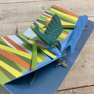 Carte pop-up - Kingfisher Bird design by 2ToTango
