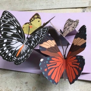 Pop up Card Flying Butterflies Design by 2totango - Etsy UK