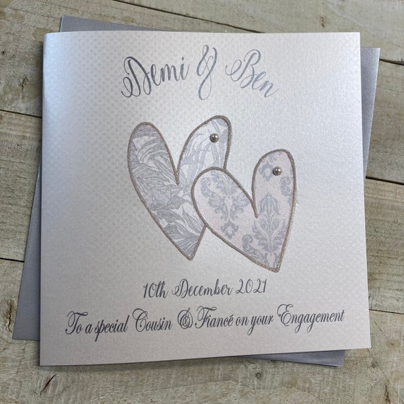 Handgefertigte Glückwunschkarte Für Die Enkelin – 16x16 Cm Mit Strass & Glitzer