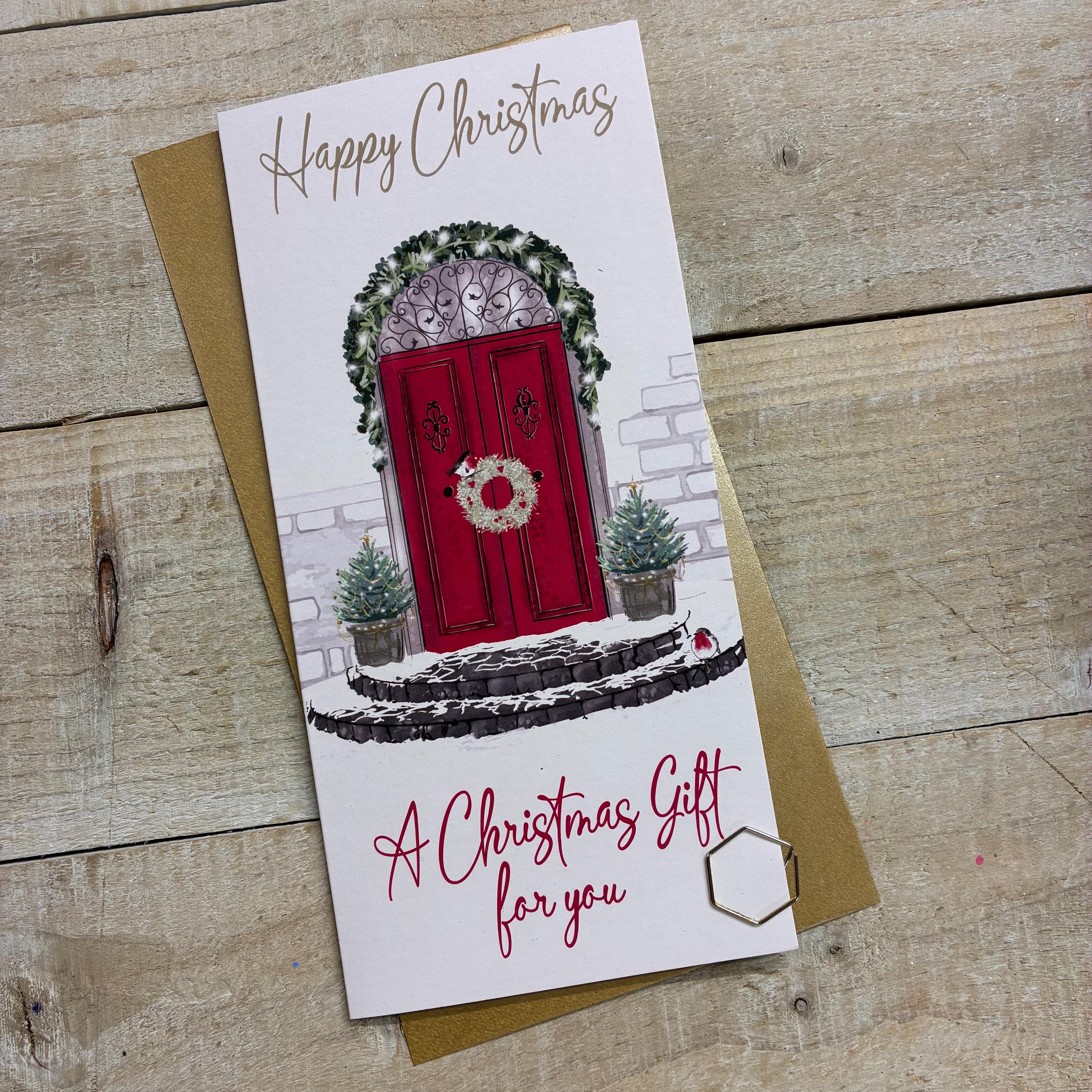 Money Wallet Christmas card - Gift Card- Money Card, son, daughter, niece, nephew, Grandson, granddaughter tall card