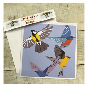 Carte pop-up - Oiseaux violets volants par 2ToTango image 2