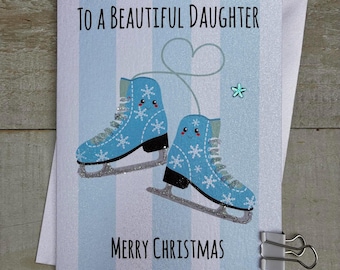 Mum, Dad, Daughter, Son, Brother, Sister, Husband, Wife, Niece, Nephew, Granny - Cute Character Christmas Card - Doodlebugs, cute food