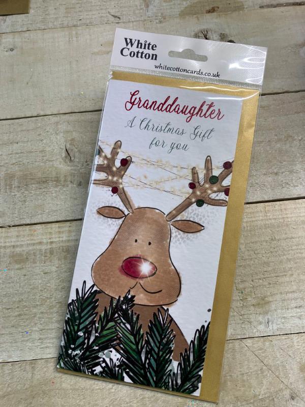 HYHYDHP Geschenkkarte Für Enkelin – Edelstahl, Lasergraviert, In Brieftaschengröße (8,5 X 5,4 Cm)