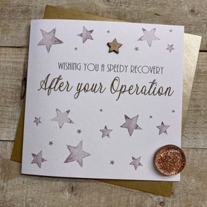Carte faite main de rétablissement rapide après votre opération, de rétablissement rapide - carte de rétablissement très rapide, rétablissement rapide