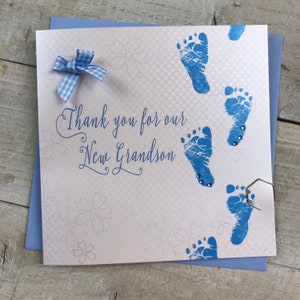 Thank you for our/my new Granddaughter/new Grandson card new grandchild card wb224-ogs/ogd a beautiful Great grandchild image 3