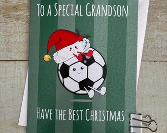 Grandson & Granddaughter, little girl, little boy, Daughter, Son - Cute Character Christmas Card - Doodlebugs, cute food