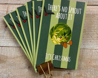 Pack 6 X Christmas cards - note cards, thank you -box of very special Christmas Cards made in Uk - Doodlebug cute characters