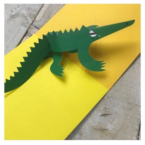 Pop up card - Crocodile design par 2ToTango