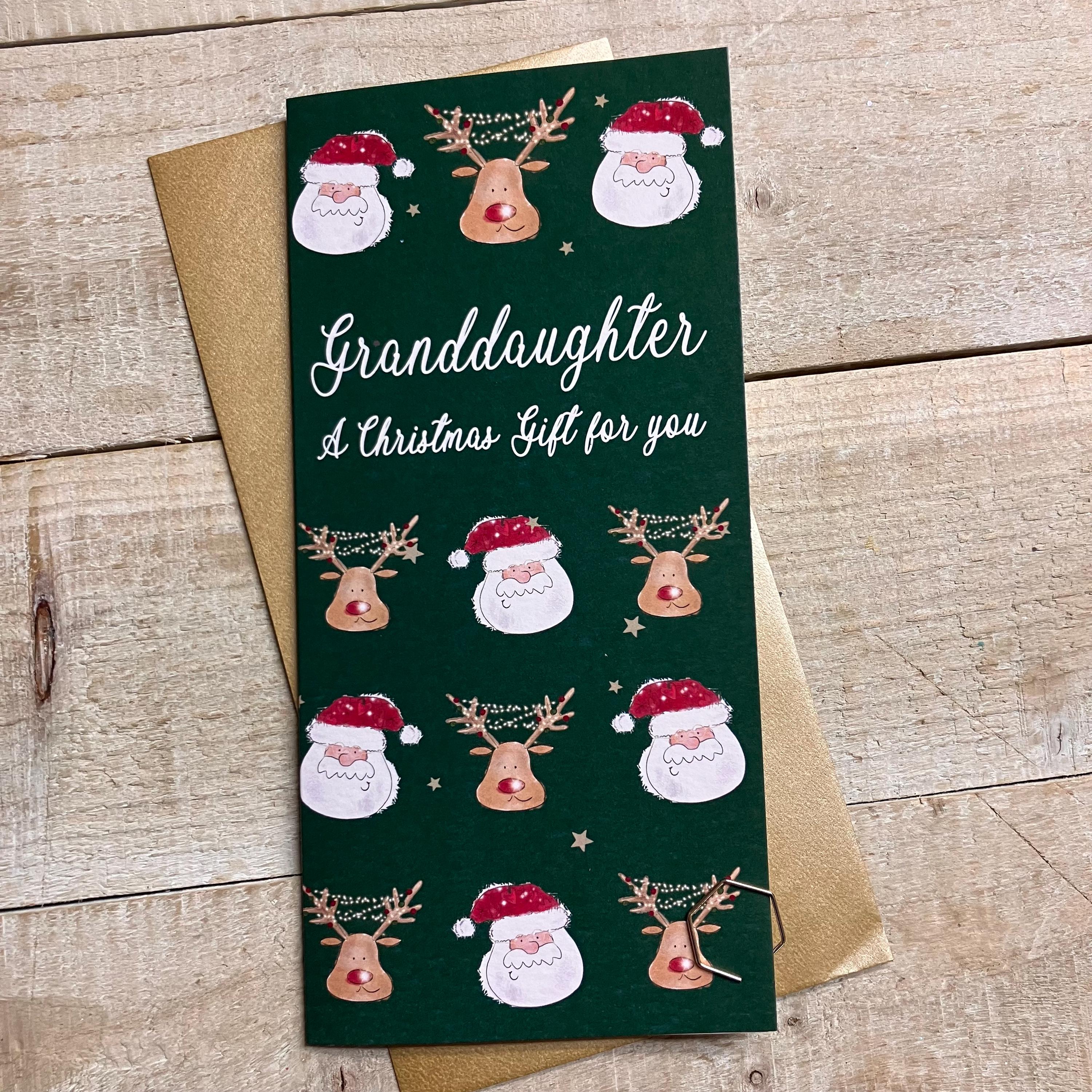HYHYDHP Geschenkkarte Für Enkelin – Edelstahl, Lasergraviert, Kreditkartengröße