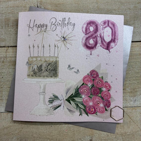 Biglietto Di Compleanno Floreale Per Ragazze E Donne - Per Figlia, Nipote, Amica (18°, 21°, 30° Anni) - 3