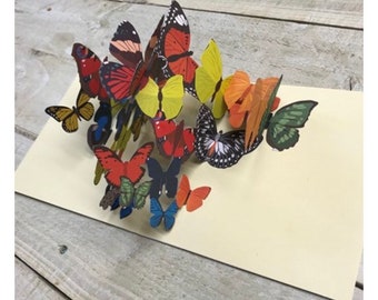 Carte pop-up - Papillons volants par 2ToTango