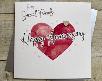Biglietto D’anniversario Romantico “You And Me” – 145×145 Mm, Carta Riciclata Di Alta Qualità Con Busta Lusso - copertina
