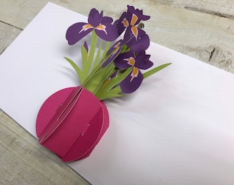 Tarjeta desplegable - Diseño Iris de 2ToTango (TTT0872)