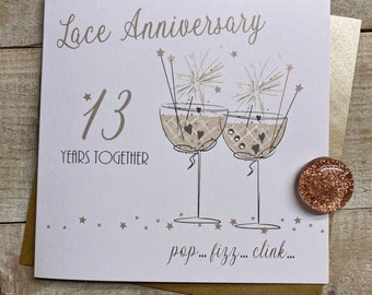 Lustige Hochzeitskarte Zum 13. Jahrestag – 'Still My Sole Mate' Mit Schuh-Witz
