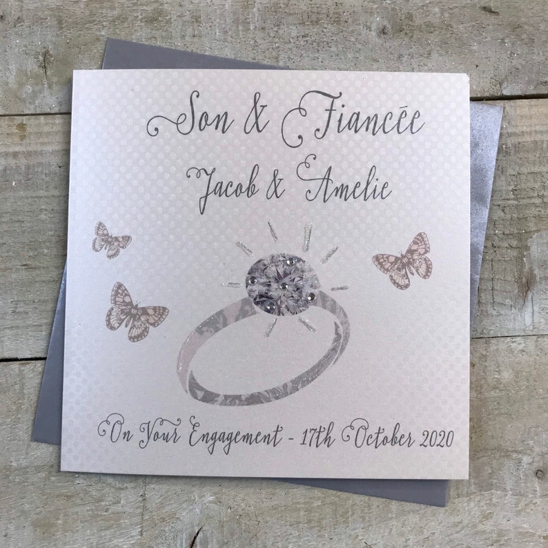 Personalised Daughter / Son Engagement Card p1820s/d Etsy UK