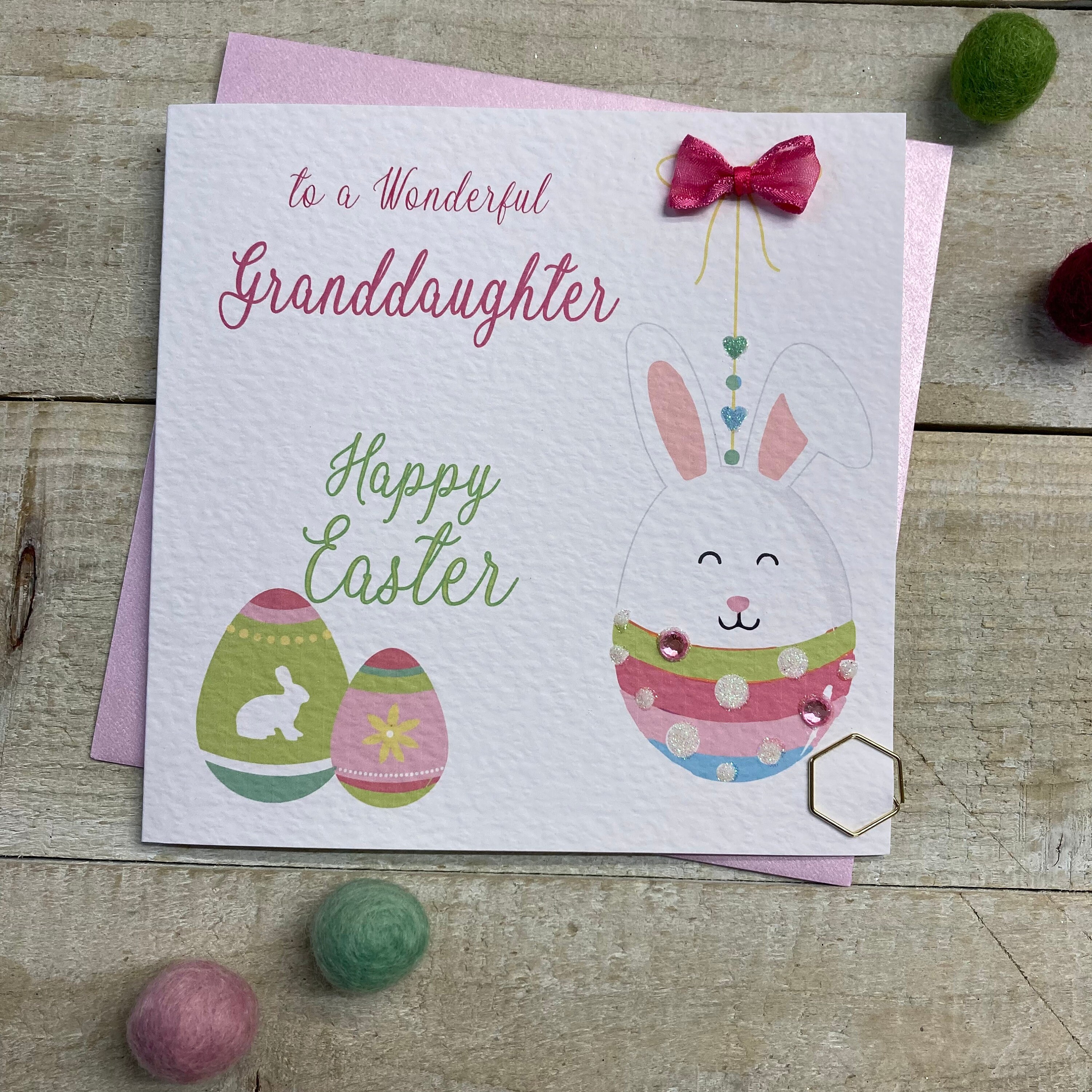 Hallmark Easter Greeting Cards (Smiling Bunny), Pack Of 6