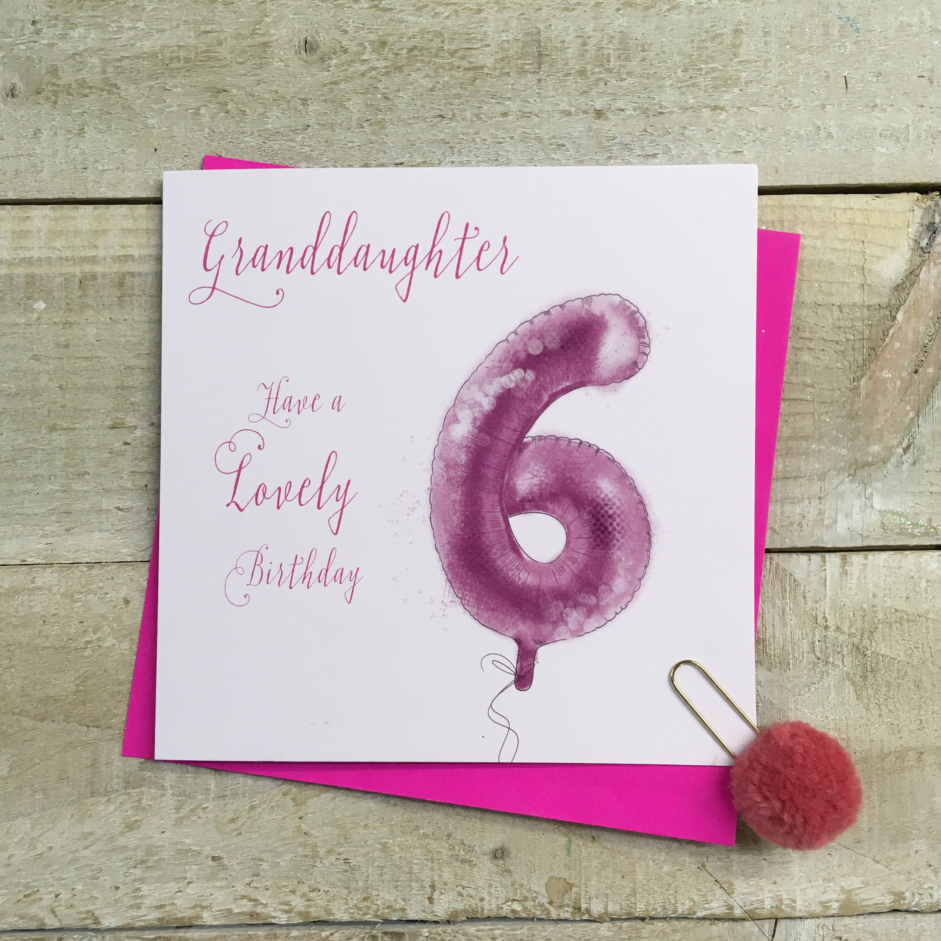 Biglietto di auguri speciale con Minnie Mouse e palloncini rosa
