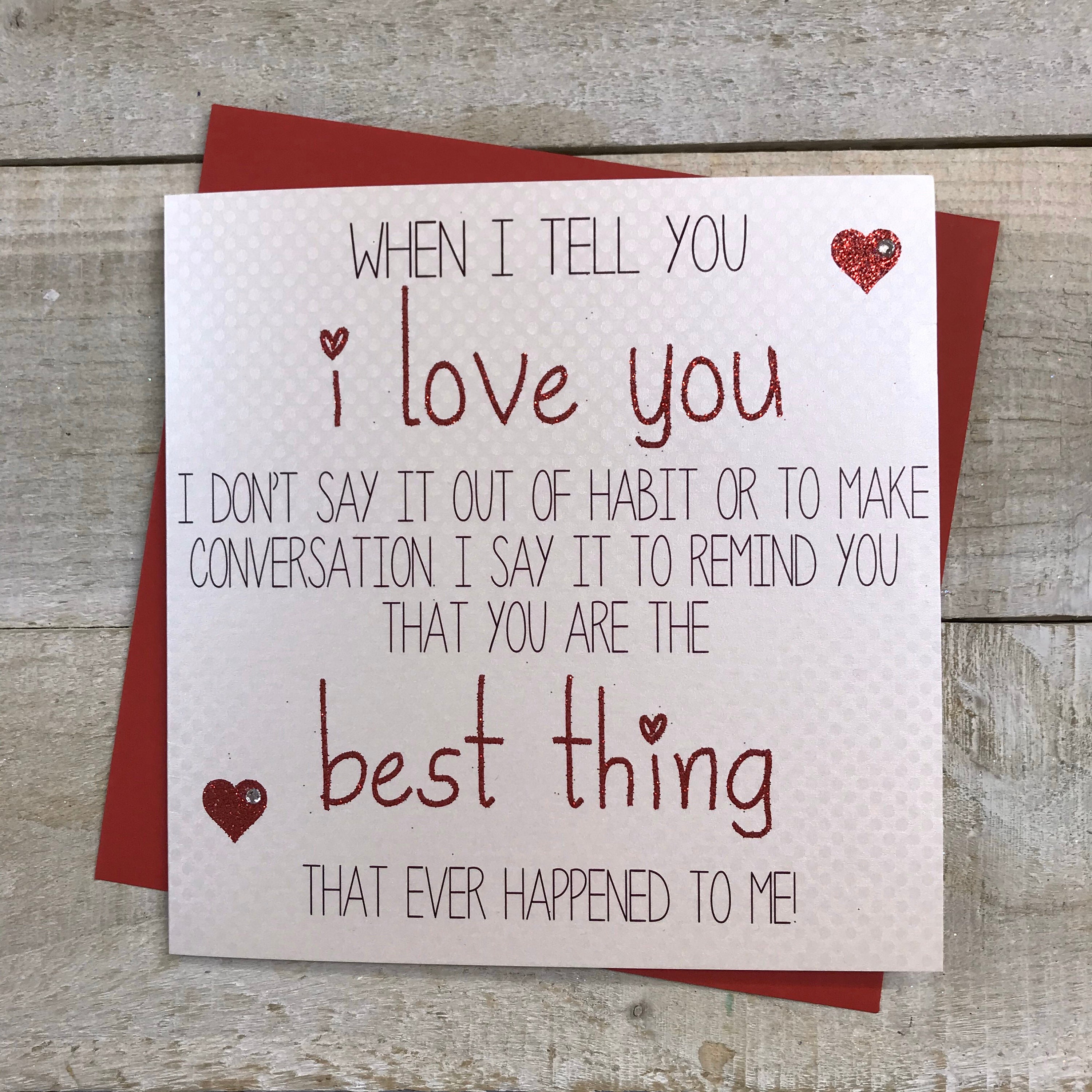 card for wife card for girlfriend card for husband card for her Love card card for him anniversary card valentines day card