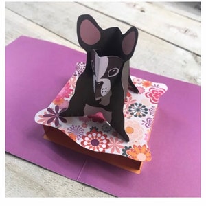 Cartão pop-up - design bulldog por 2ToTango