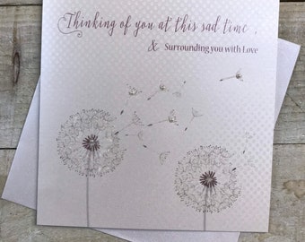 Sympathy Card - loss of Dad, loss of Mum, Sympathy Handmade card - condolence card - in memory of card