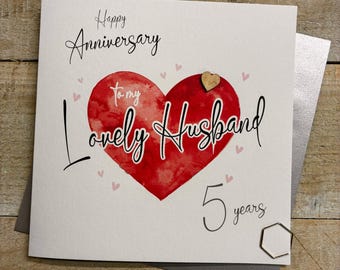 1 2 3 4 5 6 7 8 9 10 11 12 13 14 15 16 17 18 19 20 Daughter, Son, niece, nephew, grandson, granddaughter, Husband Handmade Anniversary Card