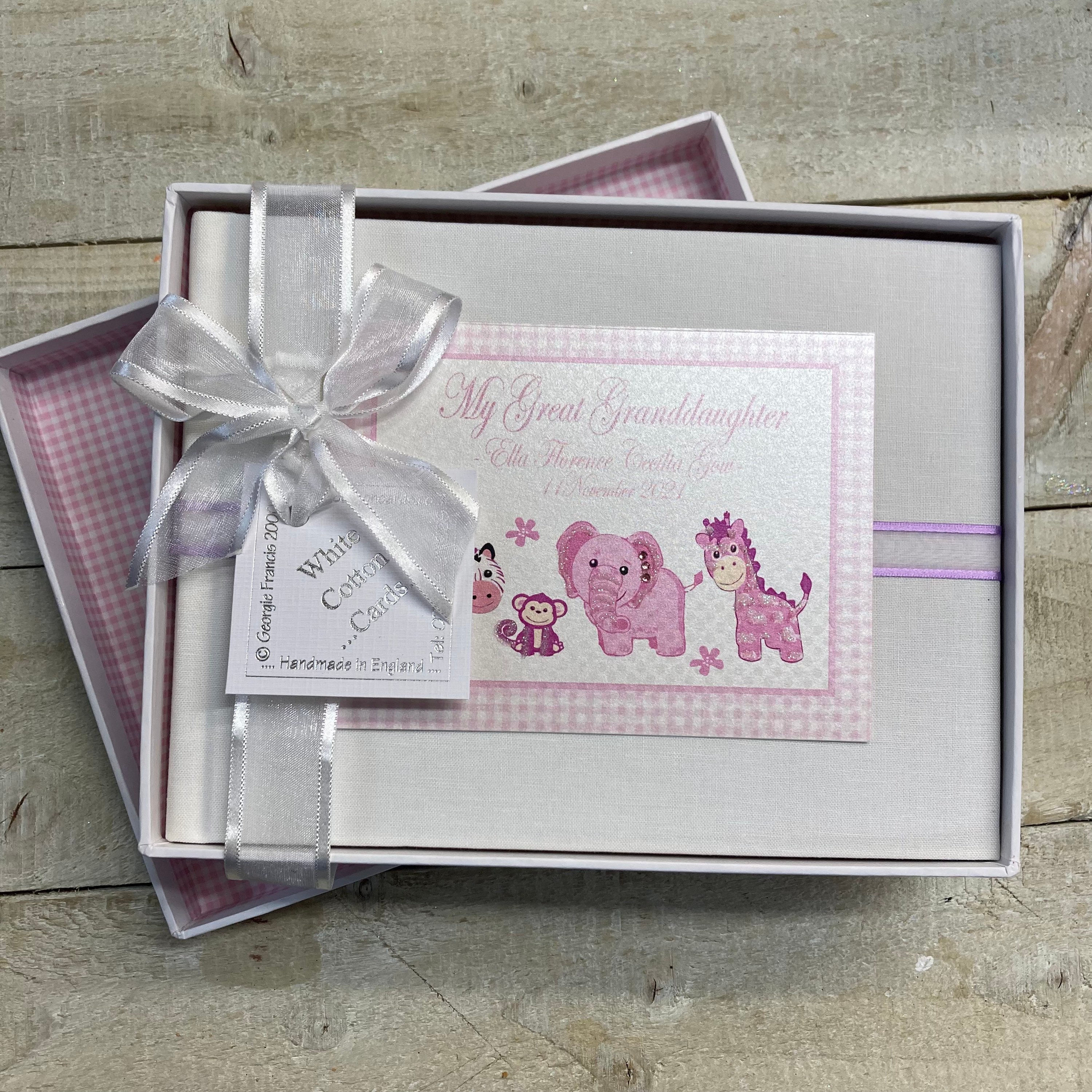 Personalised New Baby Photo Album - Pink or Blue Toys Design PL2 or PL1 ...