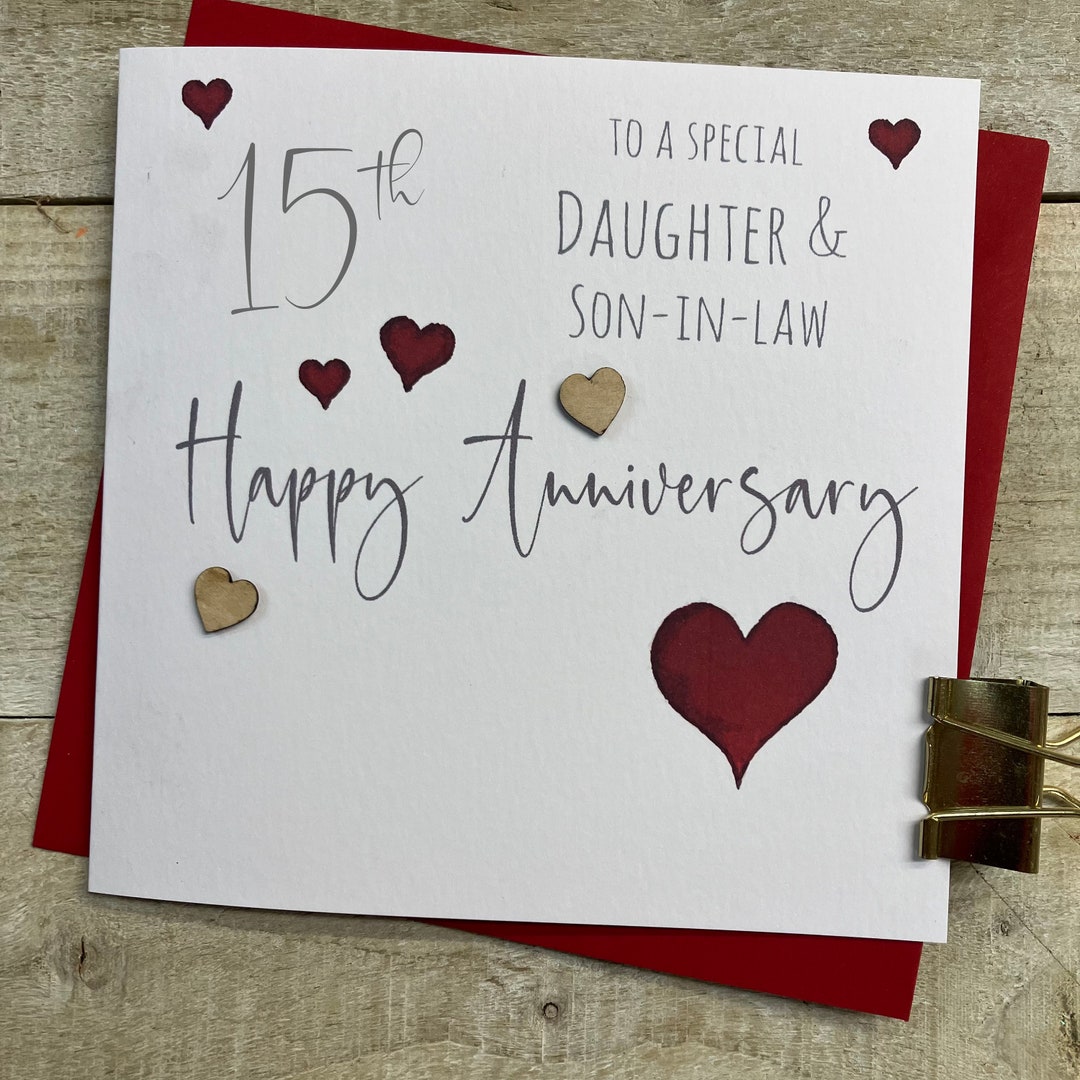 1 2 3 4 5 6 7 8 9 10 15 20 25 30 Daughter & Son in Law or Son and Daughter in Law Handmade Anniversary Card - Red / Wooden Hearts - Etsy 1-2-3-4-5-6-7-8-9-10-15-20-25-30-daughter-son-in-law-or-son-and-daughter-in-law-handmade-anniversary-card-red-wooden-hearts-etsy