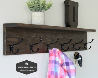 Coat Rack Shelf - Wall Hook Rack With Shelf Coat Rack Shelf - Wall Hook Rack With Shelf