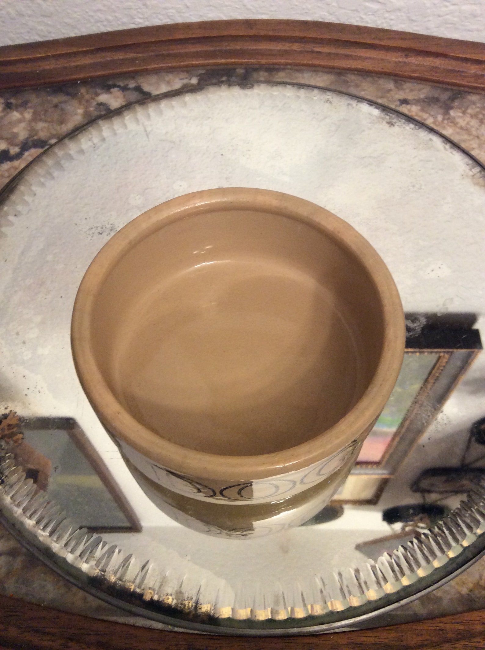 Stoneware DOG bowl vintage pet food dish vintage pet water Etsy