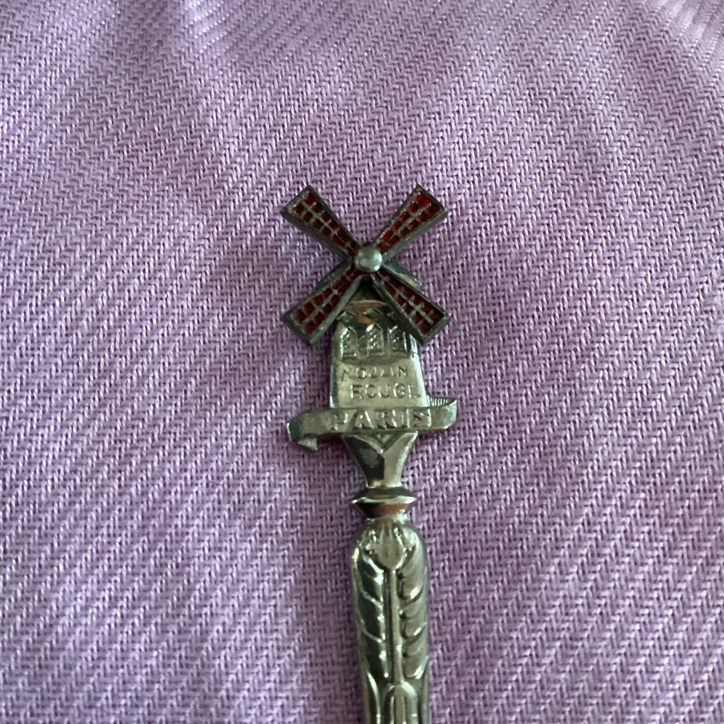 Set of Two Vintage Souvenir Spoons Windmill Spoons Vintage Etsy